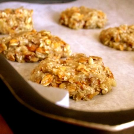 Cookies Rápidos de Banana, Aveia e Granola