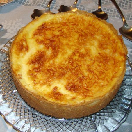 Quiche de Queijo Brie com Damasco