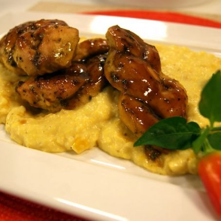 Peito de Frango Trançado e na Mostarda