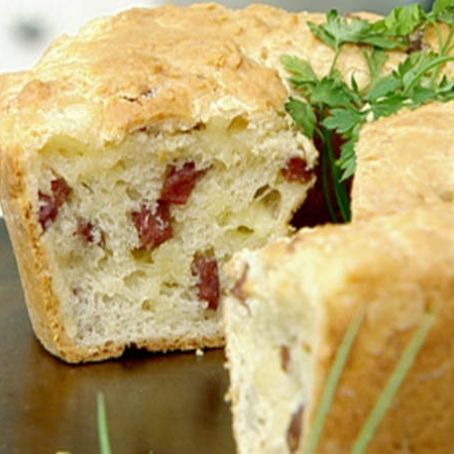 Pão de queijo com calabresa