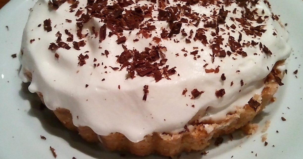 Banoffe pie (torta de banana, doce de leite e chantilly) (4.2/5)